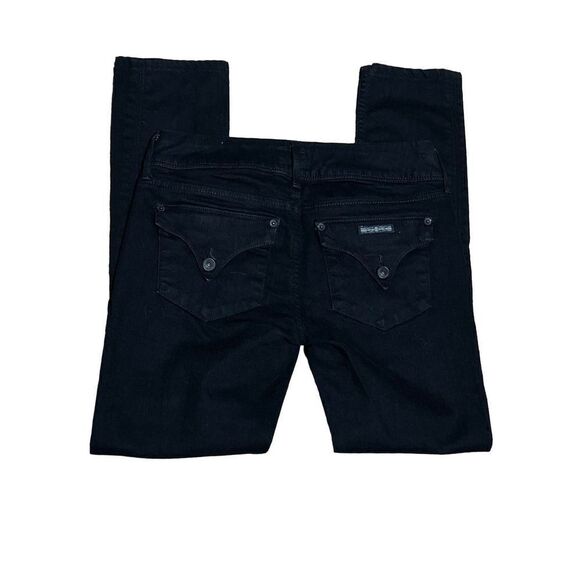 Hudson Black Denim Straight Leg Jeans Size 26 - Picture 3 of 4